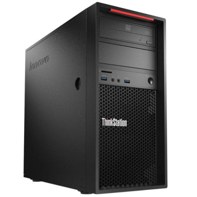 Компьютер Lenovo ThinkStation P310 MT / Xeon E3-1240v5 / DDR4 16 ГБ / SSD 512 ГБ / Nvidia Quadro K620M 2ГБ / 400 Вт / 4 / 8