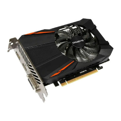 Б/У Видеокарта GIGABYTE GeForce GTX1050 Ti 4 ГБ / 128 бит / GDDR5 / 7008 МГц / Стандартная