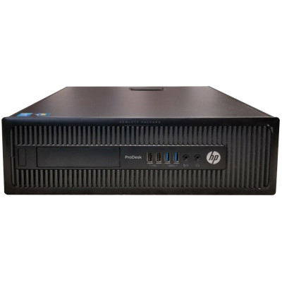 Б/У Компьютер HP ProDesk 600 G1 SFF / G1840 / DDR3 4 ГБ / HDD 500 ГБ / Intel HD Graphics / 240 Вт / 2 / 2