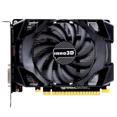 Видеокарта Inno3D GeForce GTX1050 Ti 4Gb HerculeZ X1 4 ГБ / 128 бит / GDDR5 / 7008 МГц / Стандартная