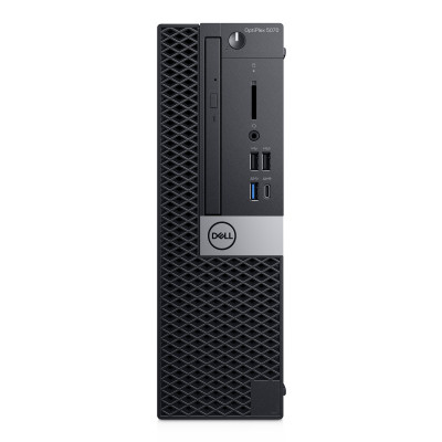 Компьютер Dell OptiPlex 5070 SFF / i5-8500 / DDR4 16 ГБ / SSD 1 ТБ / Intel UHD Graphics 630 / 200 Вт / 6 / 6