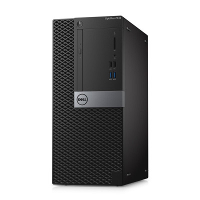 Компьютер Dell Optiplex 7040 MT / i7-6700 / DDR4 16 ГБ / SSD 480 ГБ / Intel HD Graphics 530 / 240 Вт / 8 / 4