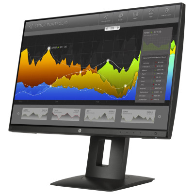 Монитор 23" HP Z23n / 1920x1080 FullHD / WLED / IPS / 7 мс / VGA, HDMI, DisplayPort, USB hub / Класс Б