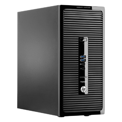 Компьютер HP ProDesk 400 G2 MT / i5-4590 / DDR3 8 ГБ / SSD 120 ГБ / Intel HD Graphics 4600 / 180 Вт / 4 / 4