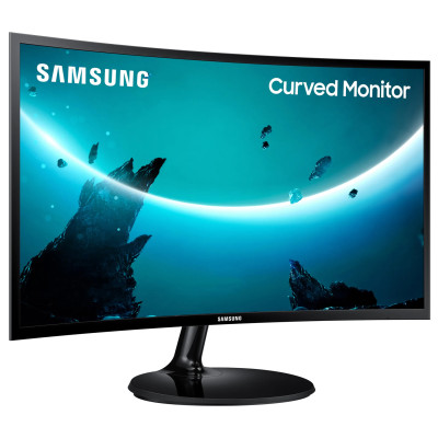 Монитор 27" Samsung C27F390FHI (LC27F390FHIXCI) / 1920x1080 FullHD / WLED / VA / 4 мс / VGA, HDMI, AudioPort / Класс А