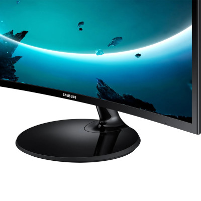 Монитор 27" Samsung C27F390FHI (LC27F390FHIXCI) / 1920x1080 FullHD / WLED / VA / 4 мс / VGA, HDMI, AudioPort / Класс А