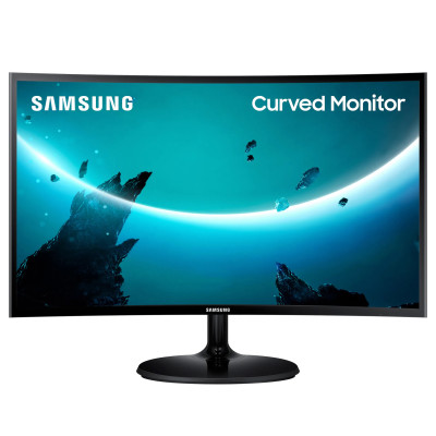 Монитор 27" Samsung C27F390FHI (LC27F390FHIXCI) / 1920x1080 FullHD / WLED / VA / 4 мс / VGA, HDMI, AudioPort / Класс А