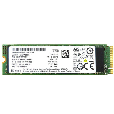 Накопитель SSD M.2 2280 512GB SK hynix HFS512GD9TNI / 3D NAND / NVMe