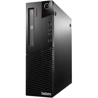 Компьютер Lenovo ThinkCentre M83 SFF / i3-4130 / DDR3 8 ГБ / HDD+SSD 500 ГБ 120 ГБ / Intel HD Graphics 4600 / 240 Вт / 2 / 4