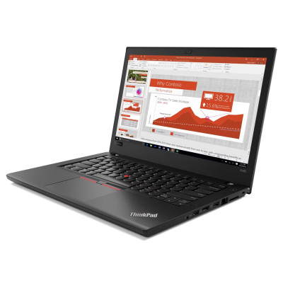 Ноутбук Lenovo ThinkPad A485 / Ні / 14” 1366x768 HD / AMD Ryzen 5 PRO 2500U / 8 ГБ / SSD 128 ГБ / AMD Radeon Vega 8 / Клас А-