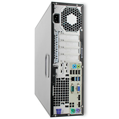 Компьютер HP EliteDesk 705 G2 SFF / A10-Series A10-8750B / DDR3 8 ГБ / SSD 120 ГБ / Radeon R7 / 240 Вт / 4 / 4