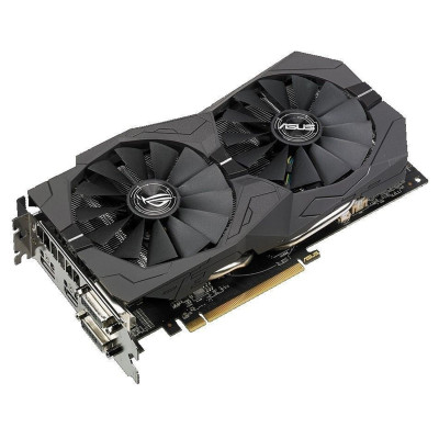 Видеокарта ASUS Radeon RX 570 4Gb ROG STRIX GAMING OC 4 ГБ / 256 бит / GDDR5 / 7000 МГц / Стандартная