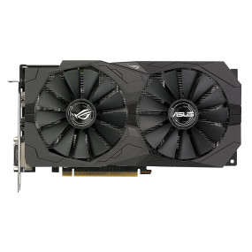 Видеокарта ASUS Radeon RX 570 4Gb ROG STRIX GAMING OC 4 ГБ / 256 бит / GDDR5 / 7000 МГц / Стандартная