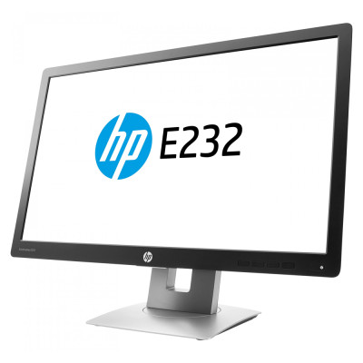 Монитор 23" HP E232 / 1920x1080 FullHD / WLED / IPS / 7 мс / VGA, HDMI, DisplayPort, USB hub / Класс Б