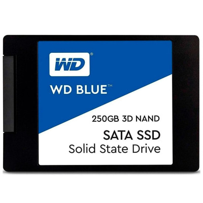 Б/У Накопитель SSD 2.5 WD 250GB WDS250G2B0A / 3D TLC NAND / SATA III