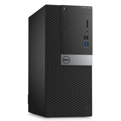 Компьютер Dell Optiplex 3040 MT / i7-6700 / DDR3L 16 ГБ / SSD 240 ГБ / Intel HD Graphics 530 / 240 Вт / 4 / 8