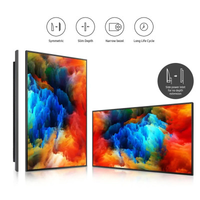 Монітор 43” Samsung Smart Signage QM43R / 3840x2160 UHD / WLED / Edge LED BLU / 8 мс / DVI, HDMI, DisplayPort / Клас А