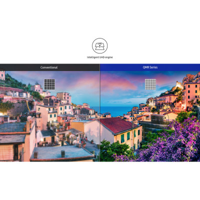 Монітор 43” Samsung Smart Signage QM43R / 3840x2160 UHD / WLED / Edge LED BLU / 8 мс / DVI, HDMI, DisplayPort / Клас А