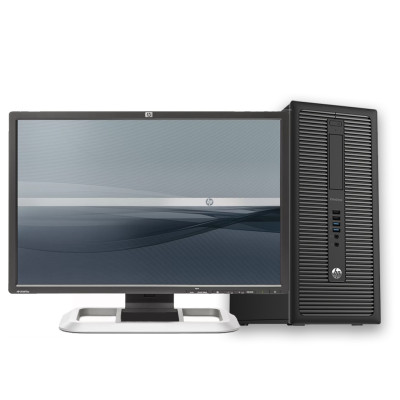 Б/У Комплект Компьютер HP 800 G1 Tower (i5-4570/16/120SSD/1TB/Quadro4000-2Gb) + Монитор 24" HP LP2475W
