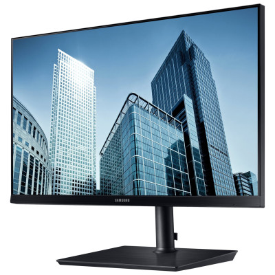 Б/У Монитор 24" Samsung S24H850QF / 2560x1440 Quad-HD / WLED / PLS / 5 мс / HDMI, DisplayPort, USB hub, Type-C, Audio / Класс А /