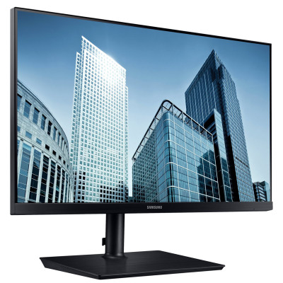 Б/У Монитор 24" Samsung S24H850QF / 2560x1440 Quad-HD / WLED / PLS / 5 мс / HDMI, DisplayPort, USB hub, Type-C, Audio / Класс А /