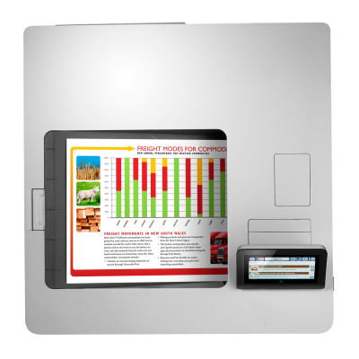 Лазерний принтер HP Color LJ Enterprise M553x А4 / Кольоровий, Чорний / 1200 x 1200 dpi