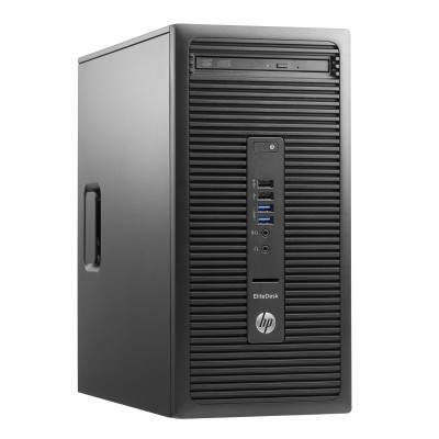 Комп'ютер HP EliteDesk 705 G2 MT / A10-8750B / DDR3L 8 ГБ / HDD+SSD 500 ГБ 240 ГБ / Radeon R7 / 280 Вт / 4 / 4