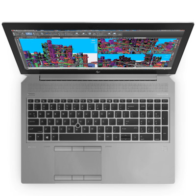 Б/У Ноутбук HP ZBook 15 G5 / Touchscreen / 15.6” 1920x1080 FullHD / i7-8850H / 32 ГБ / SSD+HDD 256 ГБ / 1 ТБ / Quadro P1000 4Gb / Класс Б