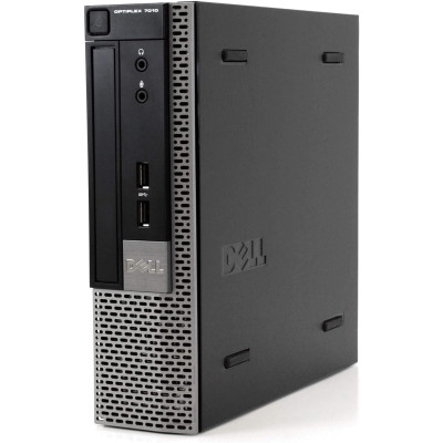 Компьютер Dell Optiplex 7010 USFF / i5-3470 / DDR3 8 ГБ / SSD 120 ГБ / Intel HD Graphics 2500 / 200 Вт / 4 / 4