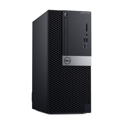 Компьютер Dell Optiplex 7060 MT / i5-8500 / DDR4 8 ГБ / SSD 128 ГБ / Intel UHD Graphics / 260 Вт / 6 / 6