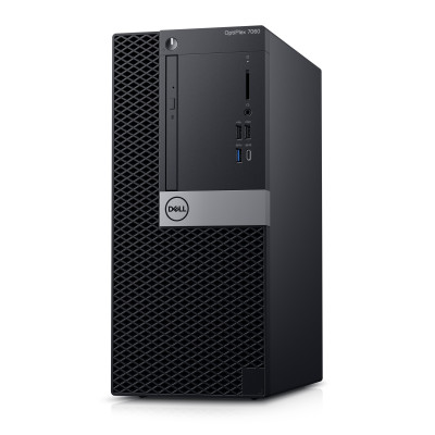 Компьютер Dell Optiplex 7060 MT / i5-8500 / DDR4 8 ГБ / SSD 128 ГБ / Intel UHD Graphics / 260 Вт / 6 / 6