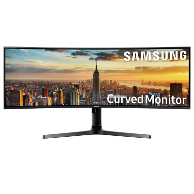 Монитор 43" Samsung C43J890DKU / 3840x1200 UHD / WLED / VA / 5 мс / HDMI, DisplayPort, USB hub, Type-C, Audio / Класс А