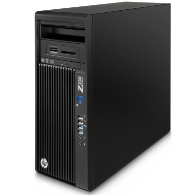 Компьютер HP Z230 Workstation MT / i7-4770 / DDR3 16 ГБ / SSD 2 ТБ 240 ГБ / Nvidia Quadro K2200 4ГБ / 400 Вт / 4 / 8
