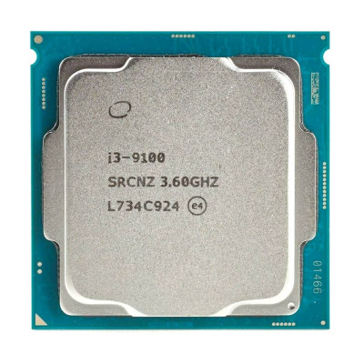 Процессор Intel Core i3-9100 / 6 МБ / 3600 МГц / Socket 1151 / 4 / 4