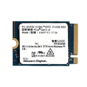 Накопитель SSD M.2 2230 512GB WD SDBPTPZ-512 / 3D TLC NAND /