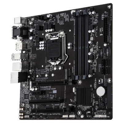Б/У Материнская плата Gigabyte GA-Q270M-D3H mATX (s1151)