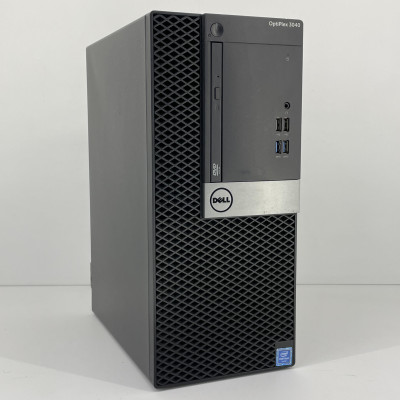 Б/У Компьютер Dell Optiplex 3040 MT / i3-6100 / DDR3L 16 ГБ / SSD+HDD 240 ГБ / 500 ГБ / NVIDIA GeForce GTX 1050 2Gb / 240 Вт / 2 / 4
