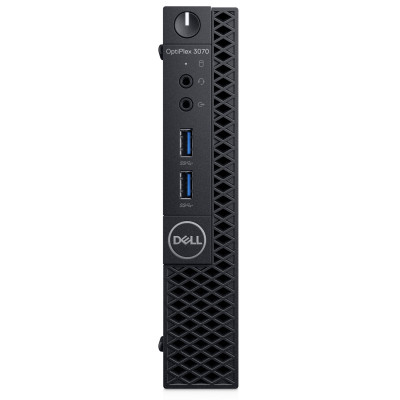 Комп'ютер Dell OptiPlex 3070 MFF / i3-9100T / SO-DIMM DDR4 16 ГБ / HDD+SSD 500 ГБ 240 ГБ / Intel UHD Graphics 630 / 65 Вт / 4 / 4