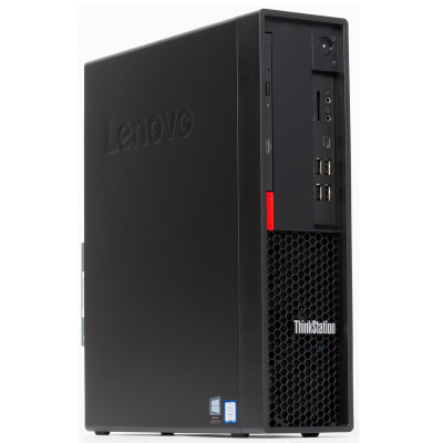 Компьютер Lenovo ThinkStation P330 SFF / Xeon E-2134 / DDR4 32 ГБ / SSD 512 ГБ / nVIDIA Quadro P400 2Gb / 210 Вт / 4 / 8