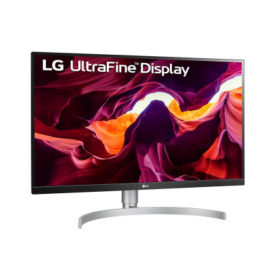 Монитор 27" LG 27UL850-W (4K) / 3840x2160 UHD / WLED / IPS / 5 мс / 2 x USB 3.1, 1 x USB Type C, 2 x HDMI, DisplayPort / Класс Б