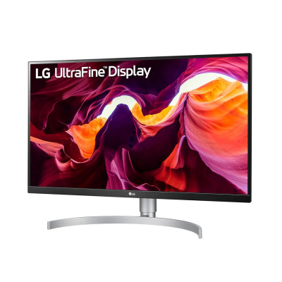 Монитор 27" LG 27UL850-W (4K) / 3840x2160 UHD / WLED / IPS / 5 мс / 2 x USB 3.1, 1 x USB Type C, 2 x HDMI, DisplayPort / Класс Б