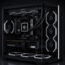 Компьютер игровой Lian Li Dynamc Evo (O11 XL BLACK) / Ryzen 9 9950X3D2 / DDR5 64 ГБ / SSD 4 TB / NVIDIA GeForce RTX 5090 32GB / 1200 Вт / 16 / 32