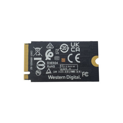 Б/У Накопичувач SSD M.2 2242 256GB WD SDDQMQD-256-1201/NVMe