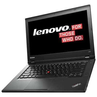 Ноутбук Lenovo ThinkPad L440 / 14” 1366x768 HD / i5-4330M / 8 ГБ / SSD 120 ГБ / Intel HD Graphics 4600 / Клас Б