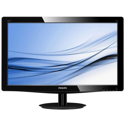 Б/У Монитор 19" Philips 196V3L / 1366x768 HD / WLED / TN / 5 мс / VGA / Класс Б