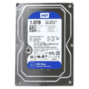 Жесткий диск 3.5 WD 1Tb / WD10EZEX / 64 МБ / 7200 об/мин / SATA III / Внутренний