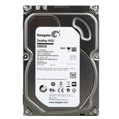 Жесткий диск 3.5" 2TB Seagate / ST2000DM001 / 64 МБ / 7200 об/мин / SATA III / Внутренний