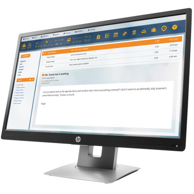 Б/У Монитор 24" HP EliteDisplay E240 / 1920x1080 FullHD / WLED / IPS / 7 мс / VGA, HDMI, DisplayPort, USB hub / Класс Б