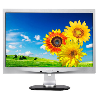 Монітор 24” Philips 240P4 / 1920x1200 / WLED / IPS / 5 мс / VGA, DVI, DisplayPort, USB hub 2.0 / Клас А