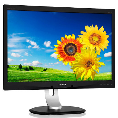 Монітор 24” Philips 240P4 / 1920x1200 / WLED / IPS / 5 мс / VGA, DVI, DisplayPort, USB hub 2.0 / Клас А
